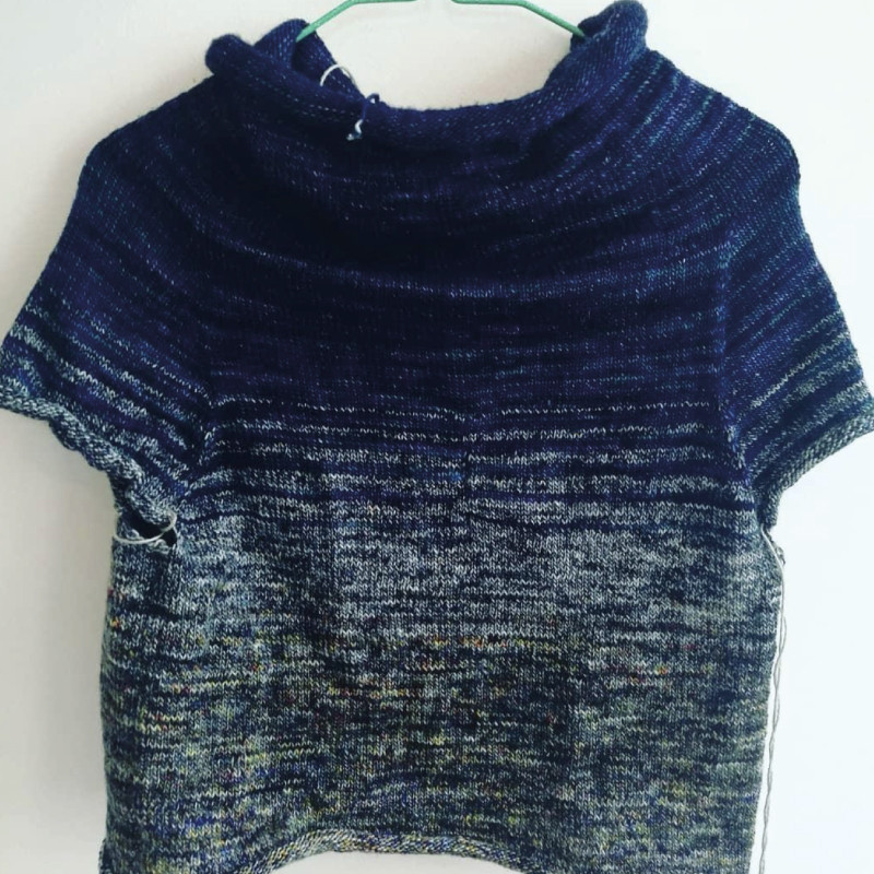 The Easy Pullover, pattern by Ankestrick, Knitted by Irukal The Easy Pullover, pattern by Ankestrick, Knitted by Irukal